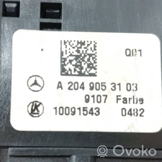 Mercedes-Benz SLK R172 Przełącznik świateł A2049053103