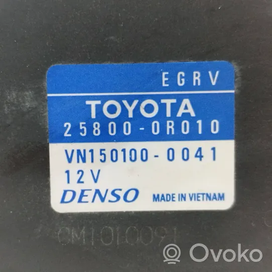 Toyota Verso EGR vožtuvas 258000R010