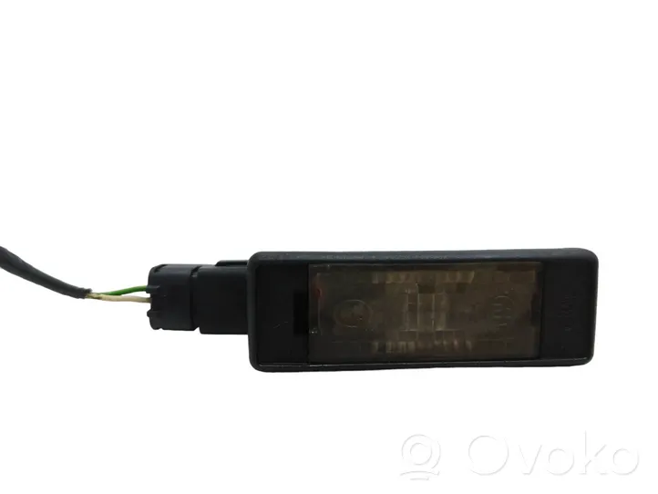 Citroen C3 Lampa oświetlenia tylnej tablicy rejestracyjnej 9661480980