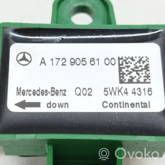 Mercedes-Benz CLS C218 X218 Czujnik uderzenia Airbag A1729056100