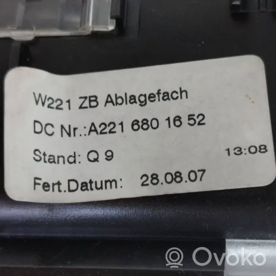 Mercedes-Benz S W221 Cendrier A2216801652