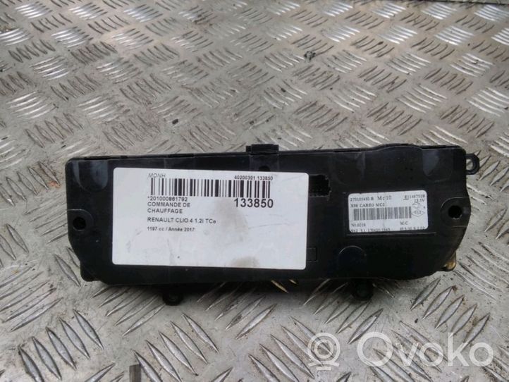 Renault Clio IV Panel klimatyzacji 275105430R