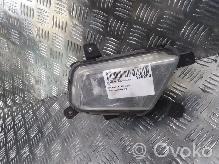 KIA Rio Światło przeciwmgłowe przednie 922021G600