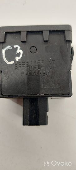 Citroen C3 Headlight level height control switch 96384492T