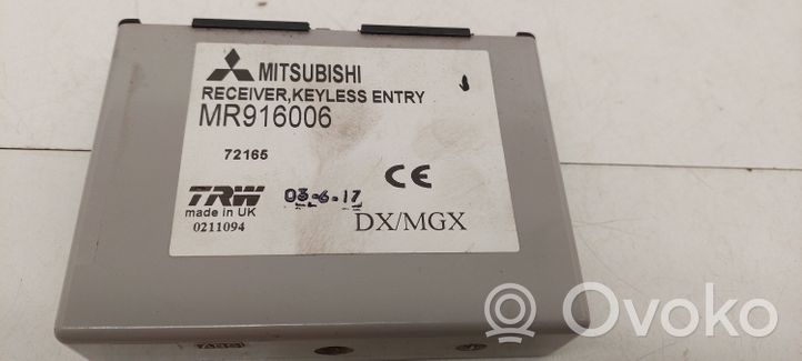 Mitsubishi Carisma Oven keskuslukituksen ohjausyksikön moduuli MR916006