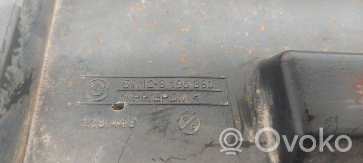 BMW 3 E46 Tapa/tapón del gancho de remolque 52128195330