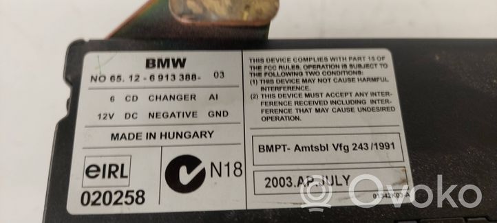 BMW 5 E39 CD/DVD keitiklis 65126913388