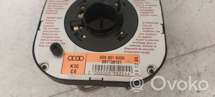 Audi A4 S4 B5 8D Bague collectrice/contacteur tournant airbag (bague SRS) 4D0951543D