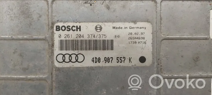 Audi A8 S8 D2 4D Calculateur moteur ECU 4D0907557K