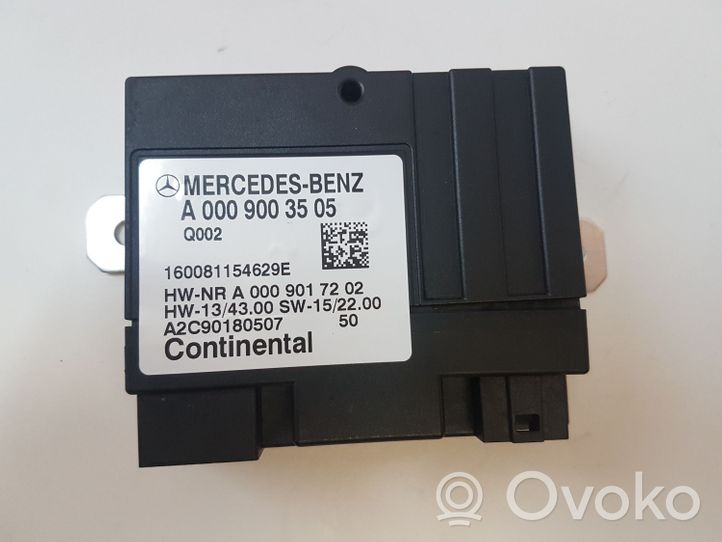Mercedes-Benz C W205 Ruiskutuksen ohjainlaite/moduuli A0009003505