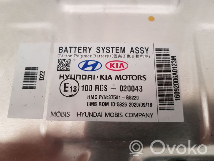 KIA Niro Bateria pojazdu hybrydowego / elektrycznego 37501G5220