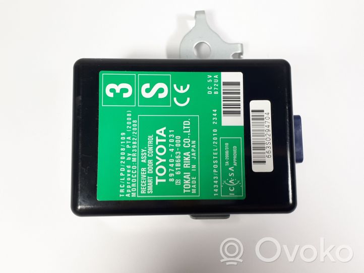 Toyota Prius (XW30) Oven ohjainlaite/moduuli 8974047031