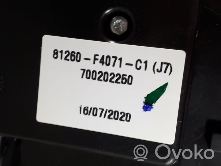 Toyota C-HR Éclairage lumière plafonnier avant 81260F040XX