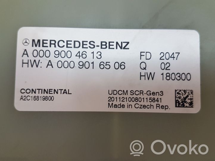 Mercedes-Benz CLA C118 X118 Unidad de control/módulo de agentes reductores del tubo de escape A0009004613