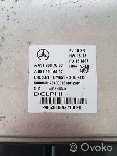 Mercedes-Benz GLA W156 Calculateur moteur ECU A6519007003