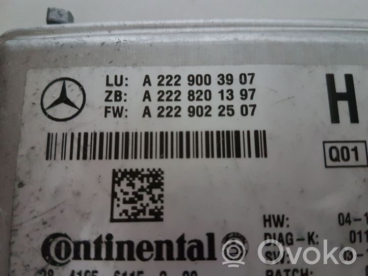 Mercedes-Benz C W205 Caméra pare-brise A2229003907