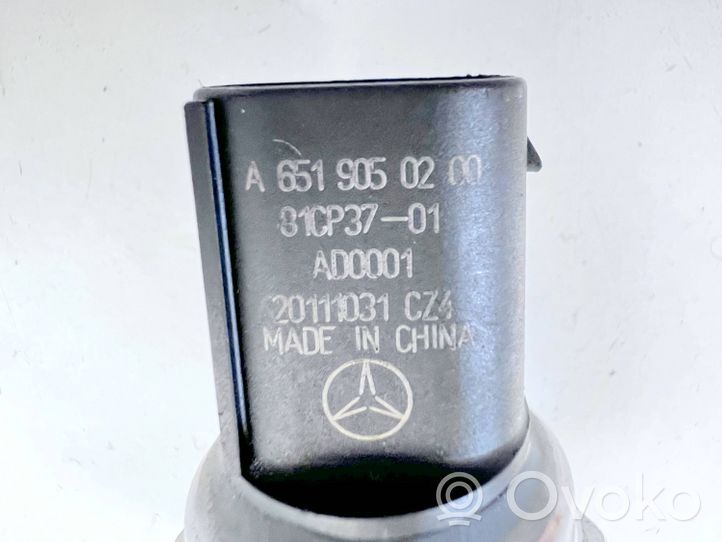 Mercedes-Benz C W204 Capteur de pression des gaz d'échappement A6519050200