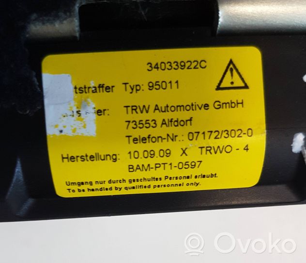 Volvo XC60 Rear seatbelt 34024991C