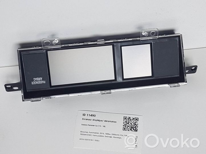 Subaru Forester SJ Écran / affichage / petit écran 85261SG510