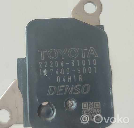 Toyota Camry Przepływomierz masowy powietrza MAF 2220431010