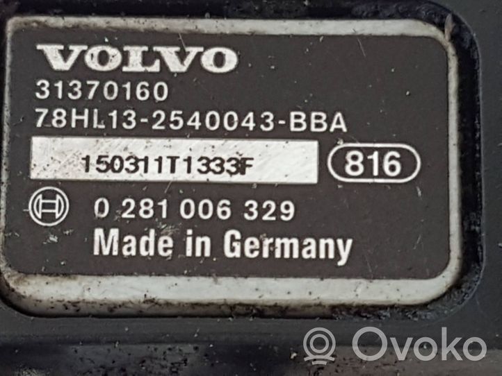 Volvo XC60 Sensore di pressione dei gas di scarico 31370160