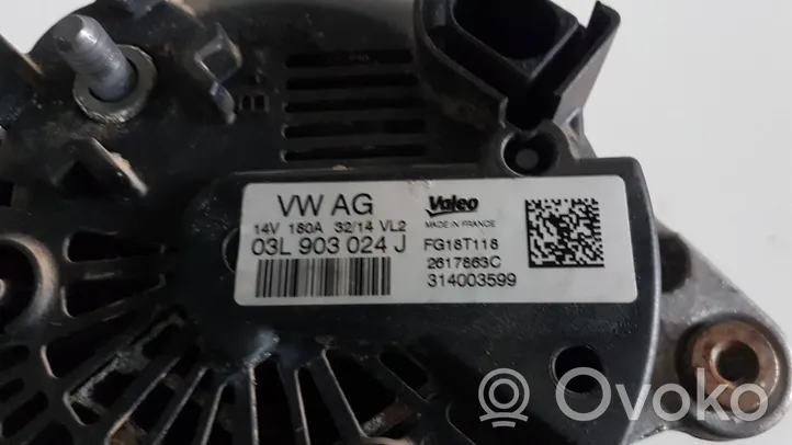 Skoda Yeti (5L) Alternator 03L903024J