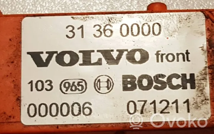 Volvo XC90 Sensore d’urto/d'impatto apertura airbag 31360000