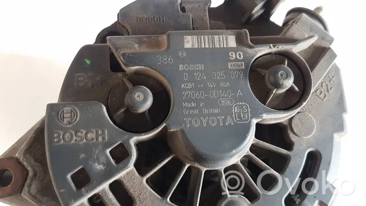 Toyota Avensis T250 Generatore/alternatore 270600D140A