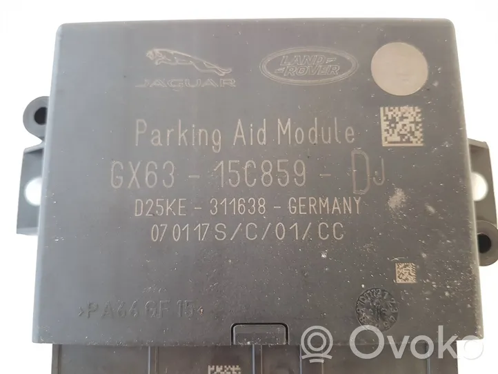 Land Rover Evoque I Pysäköintitutkan (PCD) ohjainlaite/moduuli GX6315C859DJ
