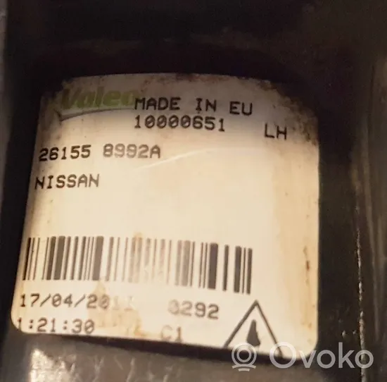 Nissan Navara D23 Światło przeciwmgłowe przednie 261558992A