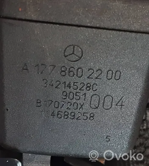 Mercedes-Benz A W177 Keskipaikan turvavyön solki (takaistuin) A1778602200