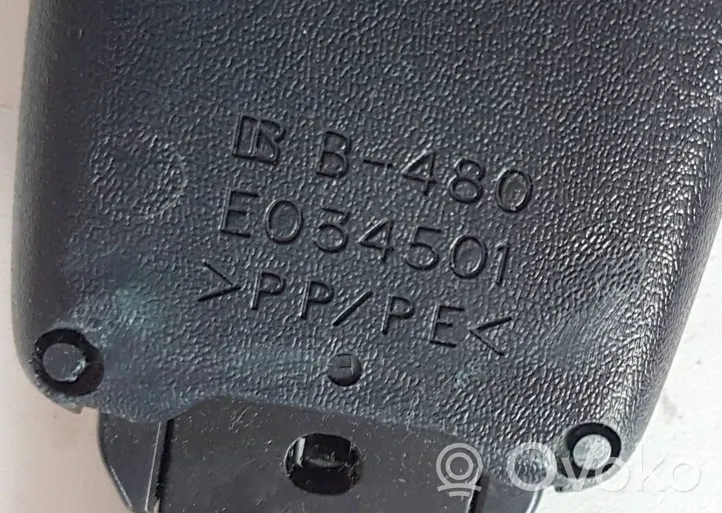 Toyota Prius (XW30) Klamra przedniego pasa bezpieczeństwa E034501