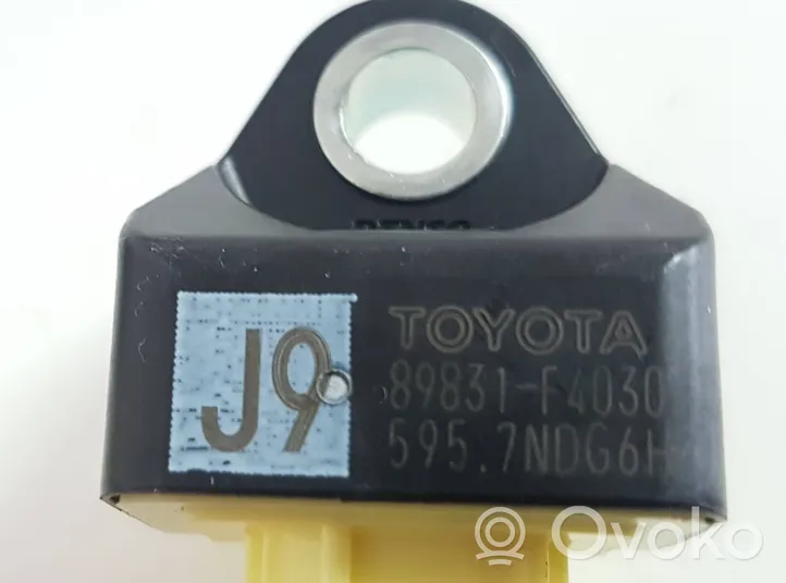 Toyota C-HR Sensore d’urto/d'impatto apertura airbag 89831F4030