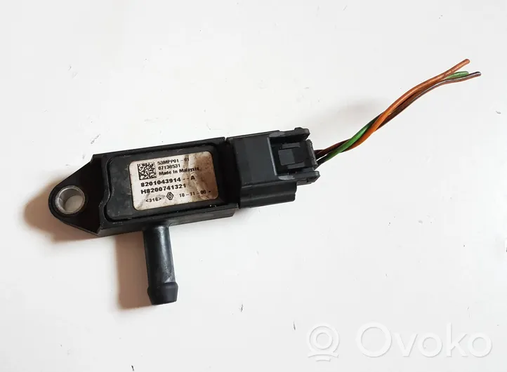 Nissan Qashqai Capteur de pression des gaz d'échappement 8201043914