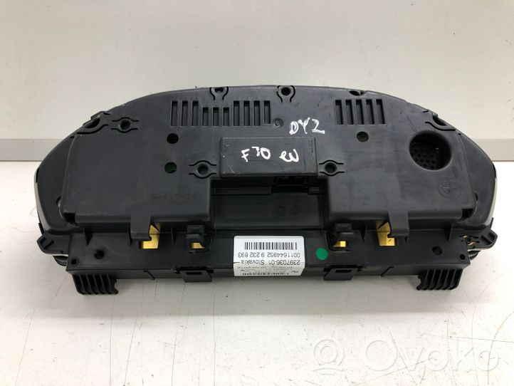 BMW 3 F30 F35 F31 Compteur de vitesse tableau de bord 9232893