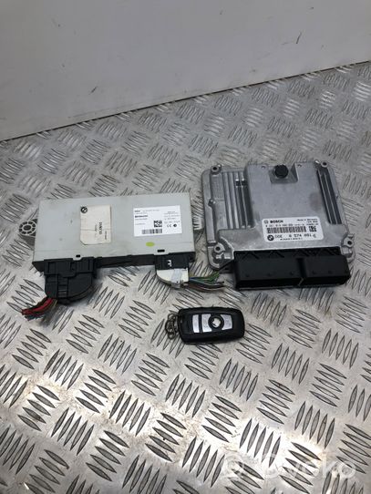 BMW 5 F10 F11 Kit centralina motore ECU e serratura 8574091