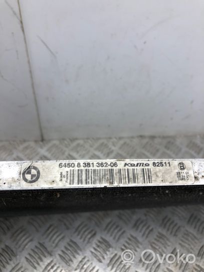 BMW 5 E60 E61 Air conditioning (A/C) radiator (interior) 8381362