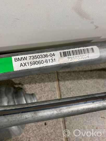BMW X6 F16 Tringlerie et moteur d'essuie-glace avant 7350336