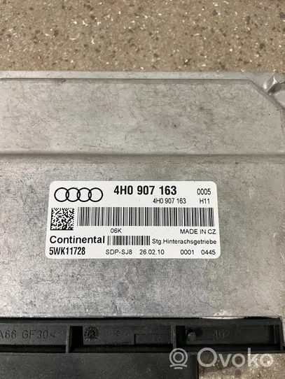 Audi A8 S8 D4 4H Unité de commande, différentiel boîte de transfert 4H0907163