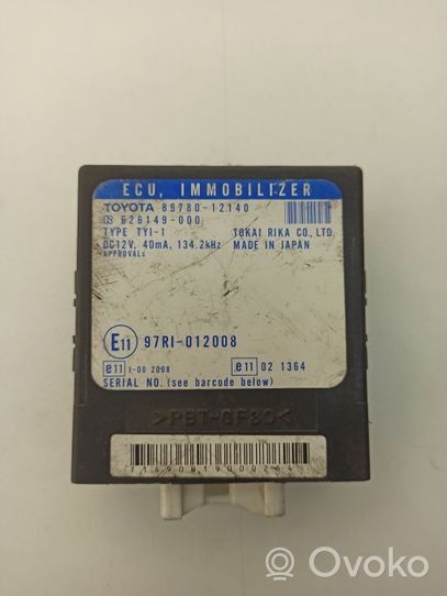 Toyota Corolla E120 E130 Immobilizer control unit/module 8978012140