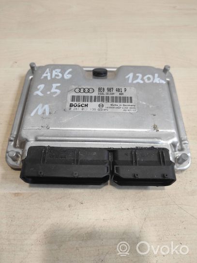 Audi A4 S4 B6 8E 8H Calculateur moteur ECU 8E0907401P