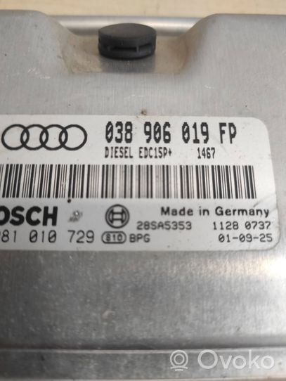 Audi A4 S4 B6 8E 8H Sterownik / Moduł ECU 038906019FP