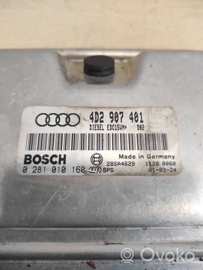 Audi A8 S8 D2 4D Calculateur moteur ECU 4D2907401