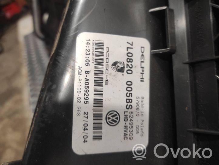 Volkswagen Touareg I Scatola climatizzatore riscaldamento abitacolo assemblata 7L0820005BS