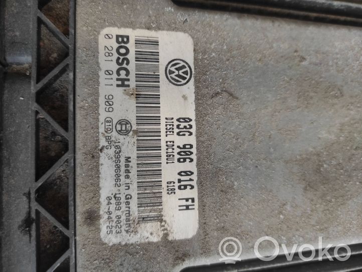 Seat Altea Sterownik / Moduł ECU 03G906016FH