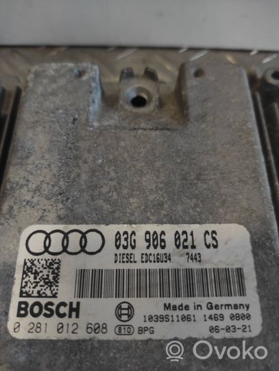 Audi A3 S3 8P Engine control unit/module 03G906021CS