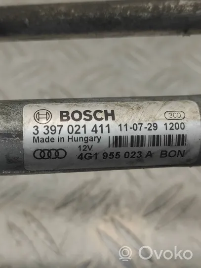 Audi A7 S7 4G Mechanizm wycieraczek szyby przedniej / czołowej 4G1955023A