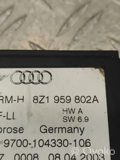 Audi A2 Moteur de lève-vitre de porte avant 8Z1959802A