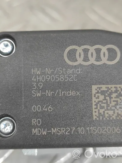 Audi A6 S6 C7 4G Moottorinohjausyksikön sarja ja lukkosarja 4H0905852C