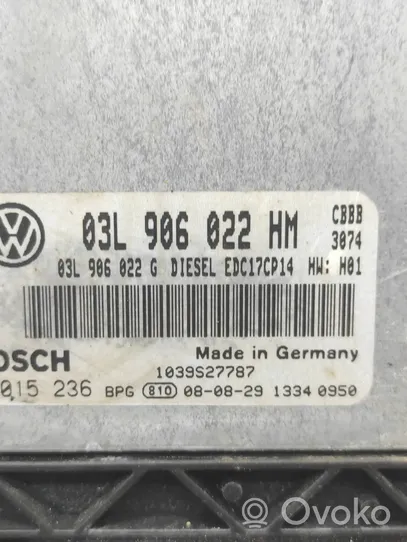 Volkswagen Tiguan Calculateur moteur ECU 03L906022G